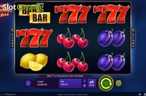 Super Burning Wins gameplay